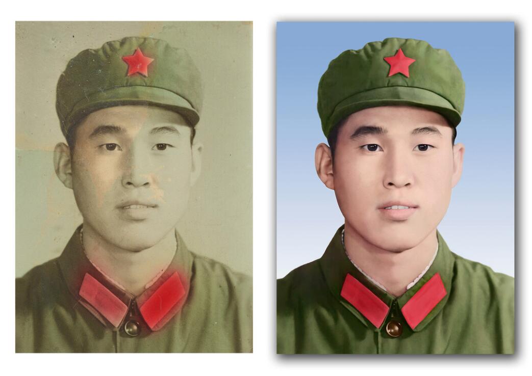 麻涌镇破损照片修复-18